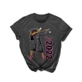 thumbnail image 1 of Regalos de graduación para él, ella, 2022, camiseta universitaria de escuela secundaria, blusa de manga corta con estampado de letras de verano Pompotops hfajkhk132269, 1 of 8