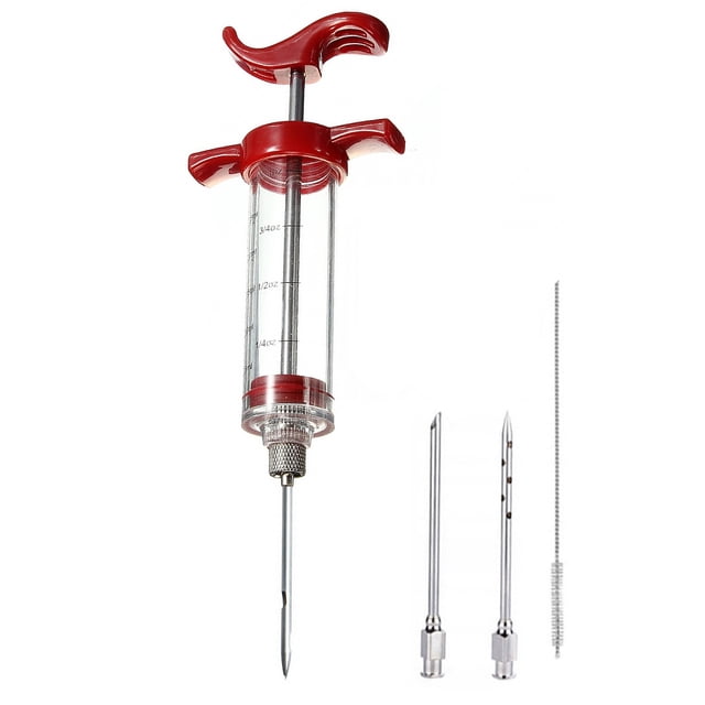 fastboy Chicken Cooking Kit with Replacement Needles Meat Beef Flavoring Supplies BBQ Grilling Enhancer Tools Kitchen Accessories