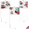thumbnail image 4 of 10 Merry Christmas Note Cards Assorted (4 x 5.12 Inch) - HAPPY OWLIDAYS M3947, 4 of 6