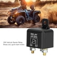 thumbnail image 3 of NO Starter Relay,  4 Pin Start Relay 24V 200A Brass Coil High Efficiency  For Automobile Vehicle, 3 of 8