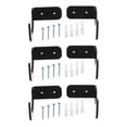 thumbnail image 1 of Unique Bargains Light Saber Stand Wall Mount Acrylic Light Sword Display Holder Baseball Bat Rack, Black 3 Pairs, 1 of 6