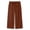 Brown, variant on Men Pants Drawstring High Waisted Side Pockets Full Length Straight Pant Male Trousers Summer Saving