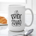 thumbnail image 6 of CafePress - Bride Squad Stacked - 15 oz Ceramic Large White Novelty Mug, 6 of 6