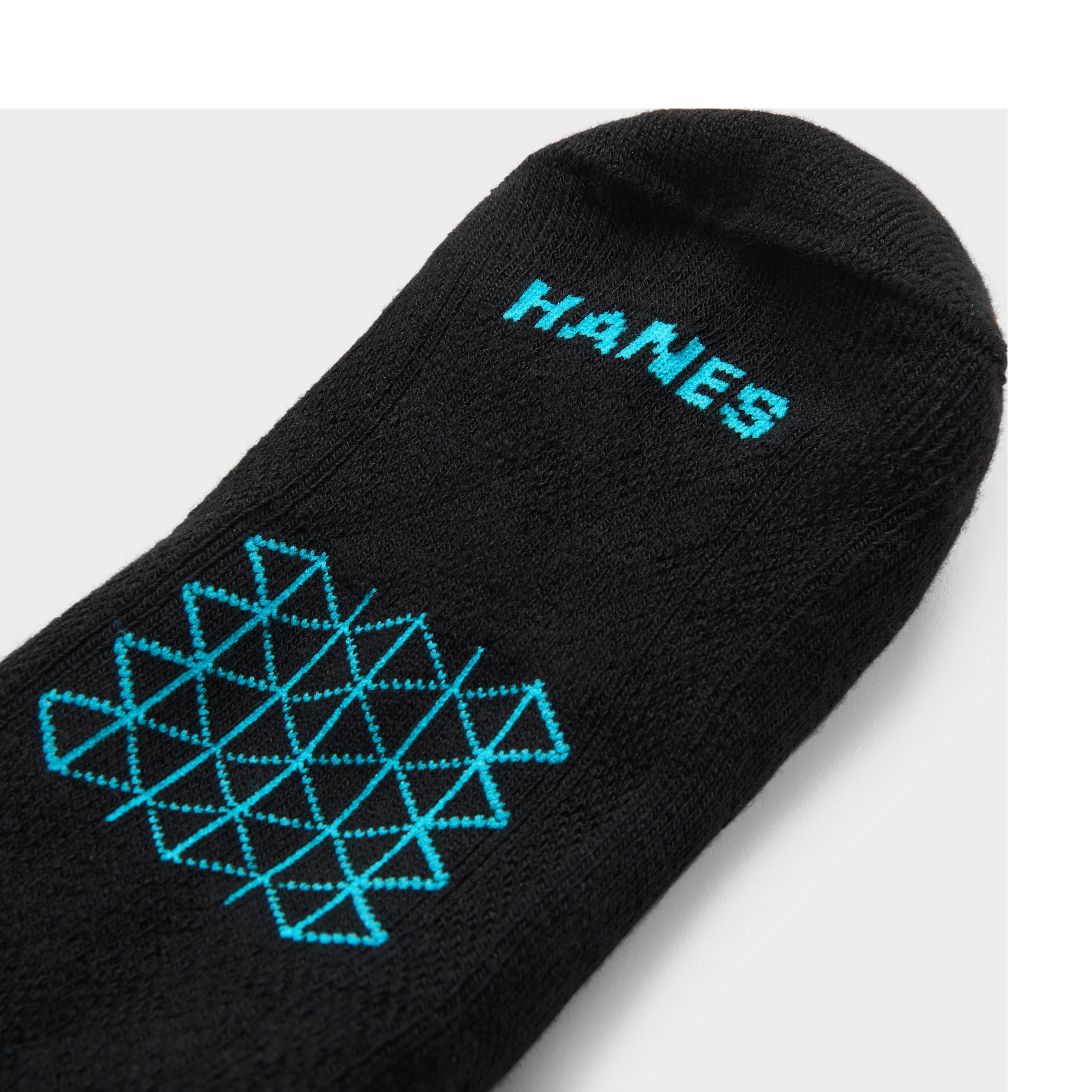 Hanes Mens Ankle Socks, 3-Pack, Absolute Run Quarter Socks for Men, Moisture-Wicking, Cushioned