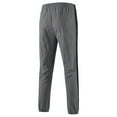 thumbnail image 4 of SYMOID Men’s Gray Size M Long Track Pants - Nylon Spandex, Lightweight Stretchy, Elastic Waist with Drawstring, 4 of 4