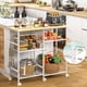 thumbnail image 5 of Carro de Cocina con Ruedas TresNio Organizador de Almacenamiento 89x36x82 cm, 5 of 7