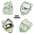 thumbnail image 5 of FORMRS Mini Backpack Purse for Women Quilted Travel Daypack Casual Shoulder Bag, Green Floral, 5 of 7