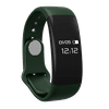 Tirux Bluetooth Smart Watch Bracelet Wristband Heart Rate Monitor Sport Fitness Activity Tracker - Dark Green