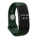 Tirux Bluetooth Smart Montre Bracelet Moniteur de Fréquence Cardiaque Sport Tracker d'Activité Physique - Vert Foncé – image 1 sur 2