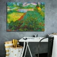 thumbnail image 5 of Epic Graffiti 'Field With Poppies 2' by Vincent Van Gogh, Giclee Canvas Wall Art, 34"x26", 5 of 8
