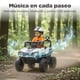 thumbnail image 5 of Buggy Eléctrico Infantil YEI Blaze Blanco con 2 Motores, Control Parental, Luces LED, Música Bluetooth, Velocidad 5 km/h, Soporta 30 kg, Ideal para Exterior, 5 of 8
