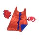 thumbnail image 5 of Disfraz de dinosaurio Macarena Capa guantes Disfraces para niñas Fiesta Actuaciones en Festival de disfraces rojo y azul Disfraz de Halloween, 5 of 8