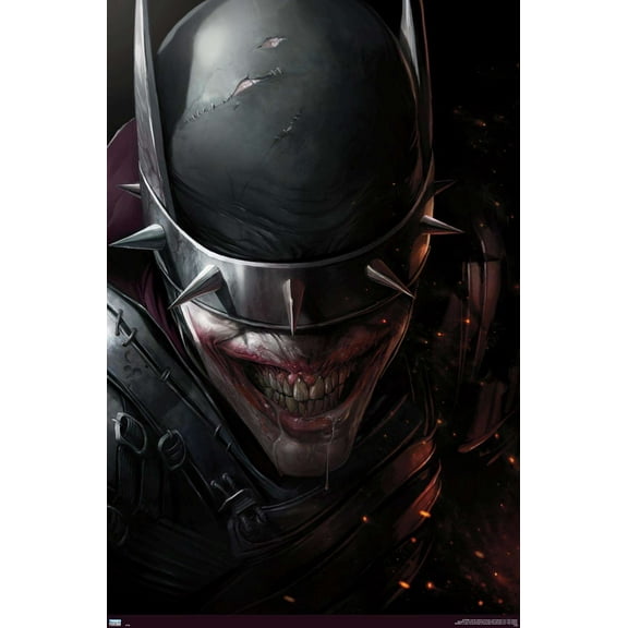 DC Comics The Batman Who Laughs - Face Wall Poster, 22.375" x 34"