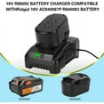 thumbnail image 2 of 18V for Ridgid Battery Charger R86092 R86091 Replacement for Ridgid 18V NiCad/Lithium Ion Battery R840093, R840095, R840083, R840085, R840086, R840087, R840089, AC840085, AC840086, 2 of 7
