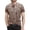 Brown, variant on Workout Shirts for Men Fashion Casual Short Sleeve Ripped Tee Shirt Comfortable Streetwear Top for Daily Wear
