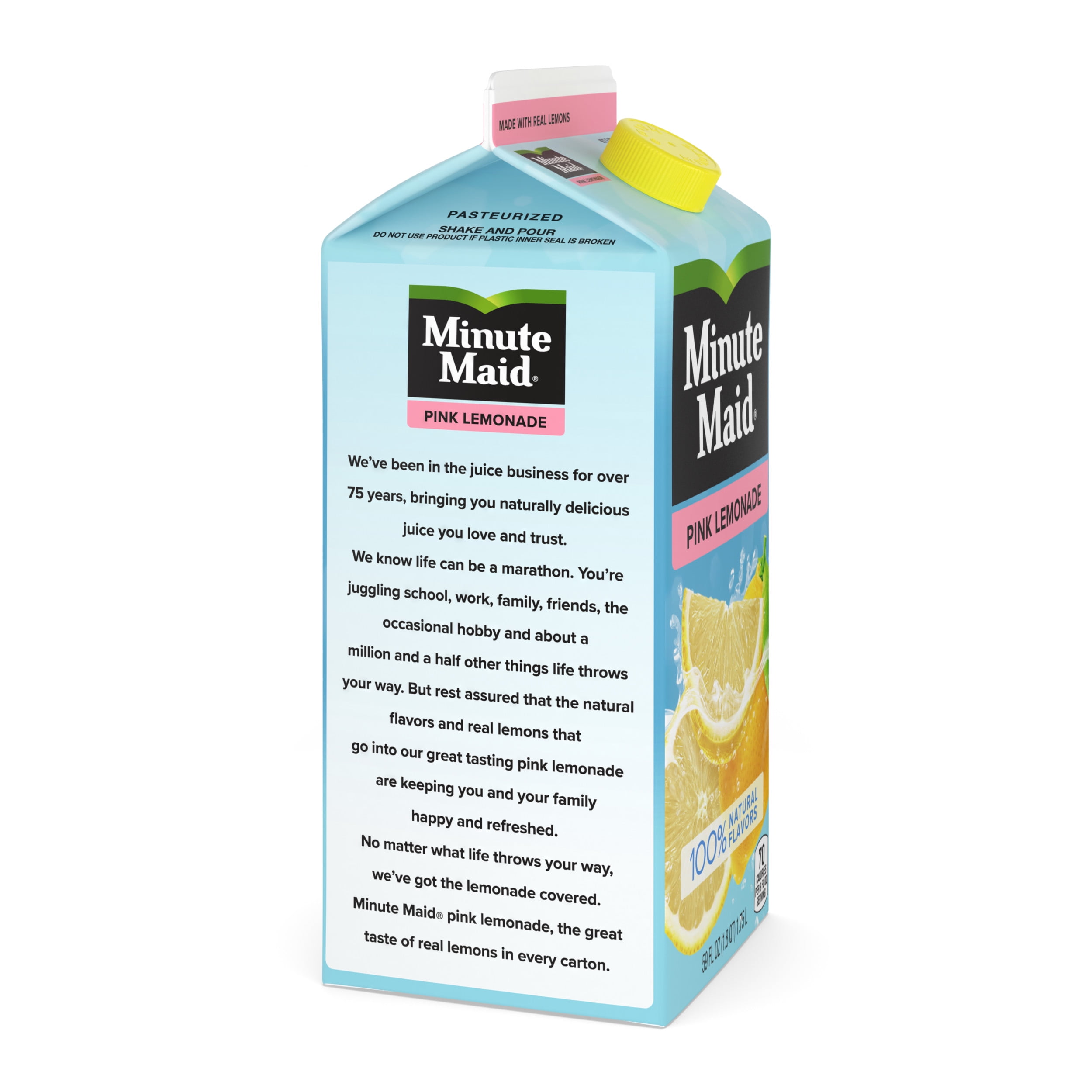 Minute Maid Pink Lemonade, Fruit Drink, 59 fl oz