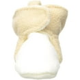 thumbnail image 2 of Luvable Friends Baby and Toddler Cozy Fleece Booties, Cream Tan, 4 Toddler, 2 of 10