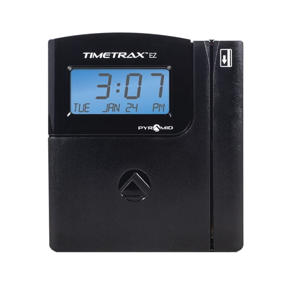 Reloj Checador TimeTrax EZ de Pyramid Time Systems con 50 Tarjetas