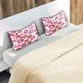 thumbnail image 7 of GZHJMY Sexy Red Lips Satin Pillowcase for Hair and Skin Silk Pillowcase, Standard Size(20x26 inches) - Slip Cooling Satin Pillow Covers with Envelope Closure, 7 of 7
