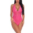 thumbnail image 2 of Sexy Jumpsuit Soft Cosplay Body Mono de tela con pantalla de encaje para mujeres adultas, Rose Red, XL Inevent XX000036-45, 2 of 7