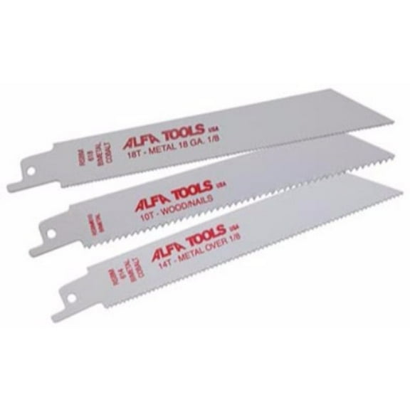 Alfa Tools Bi-Metal 6" 6 TPI Reciprocating Saw Blade RSBM66W