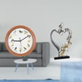 thumbnail image 2 of Reloj de pared de pareja melódica, figura decorativa colgante, adorno para dormitorio, cocina, boda, estantería, decoración de armario del hogar, 2 of 8