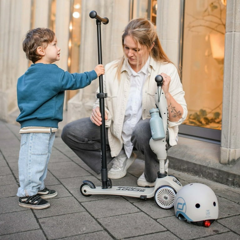 Scoot & Ride, Kids Scooter 2-in-1 Highwaykick 1 Push & Go, Ash