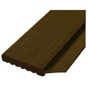 Gossen 236009707 Garage Door Weatherstripping, Brown PVC, 2-In. x 9-Ft.