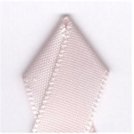- Papilion R074300230115100Y .88 in. Single-Face Satin Ribbon 100 Yards - Powder Pink