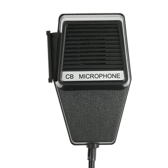Ccdes Mic Microphone 4 Pin, Speaker Microphone Mic,CB Radio Speaker Mic Microphone 4 Pin for Cobra Car CB Walkie Talkie Transceiver Accessories