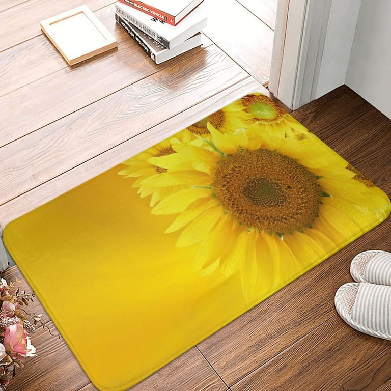 Yellow Bath Rugs & Mats - Bathroom, Bed & Bath