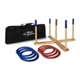 thumbnail image 1 of YardGames Outdoor Giant Wooden Ring Toss Lawn Game w/ Soft Touch Throwing Rings, 1 of 10
