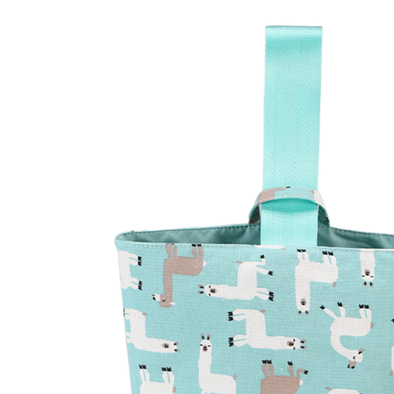 amagogo Yarn Bag for Crocheting Storage Drum Stylish Portable Yarn Organizer Knitting Tote Bag for Household Travel Knitting Supplies Animal