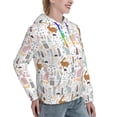 thumbnail image 6 of Salouo Fall Rabbit Pattern Hoodie Sweatshirts for Women, Autumn Pullover Hoodie Workout Sweat Women's Long Sleeve Preppy Sweatshirts-X-Large, 6 of 7