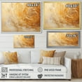 thumbnail image 4 of Designart "Spiral Of Champagne Sunrise I" Abstract Spirals Floater Framed Wall Decor, 4 of 5