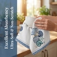 thumbnail image 5 of Unique Bargains Soft Absorbent Microfiber Kitchen Towel White 26" x 18", 5 of 8