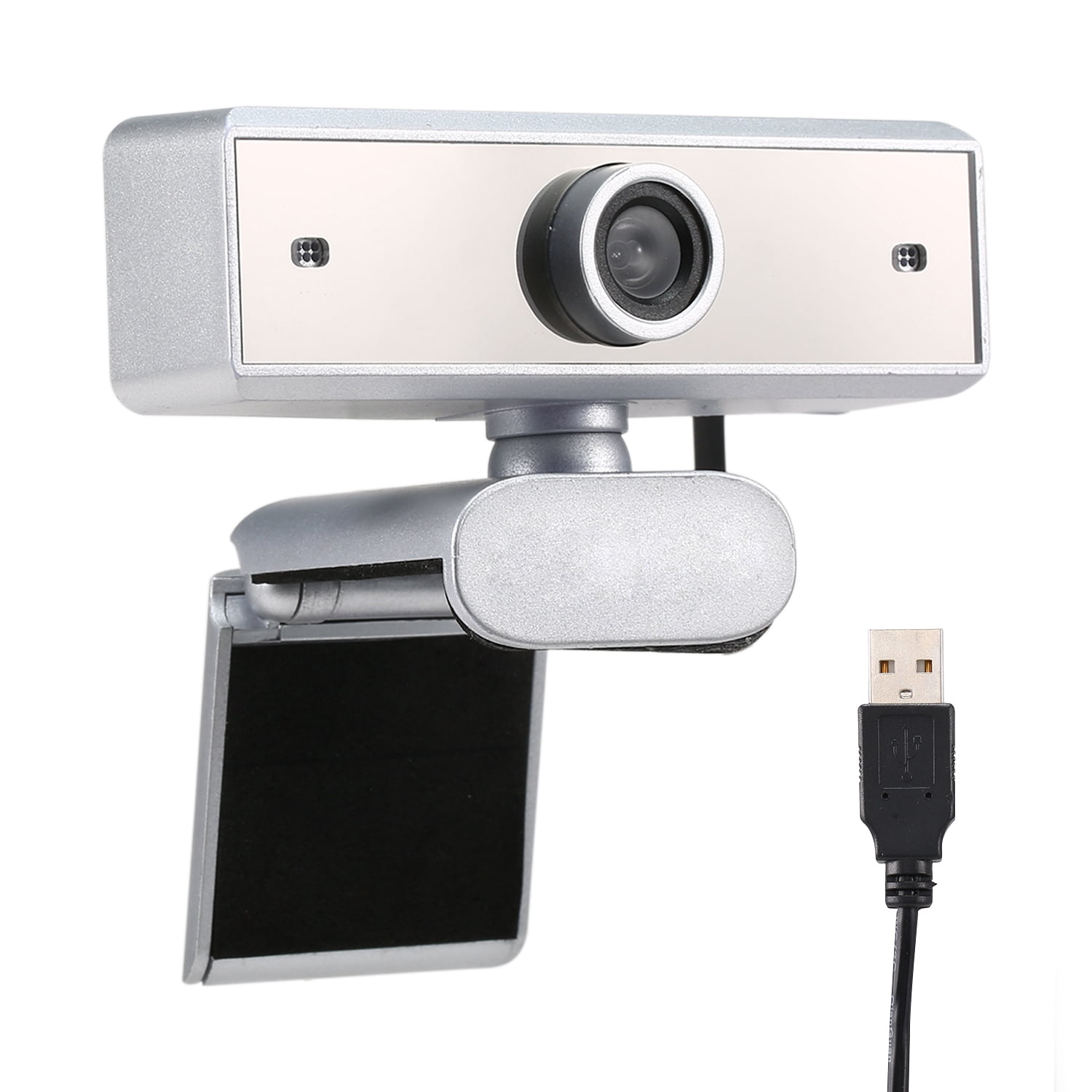 480P Webcam Live Streaming Webcam with Microphone 360 Degree Rotatable USB Camera for PC Laptop Clip-On Webcam for Video Conference Meeting Gaming Desktop Office