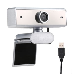 480P Webcam Live Streaming Webcam with Microphone 360 Degree Rotatable USB Camera for PC Laptop Clip-On Webcam for Video Conference Meeting Gaming Desktop Office