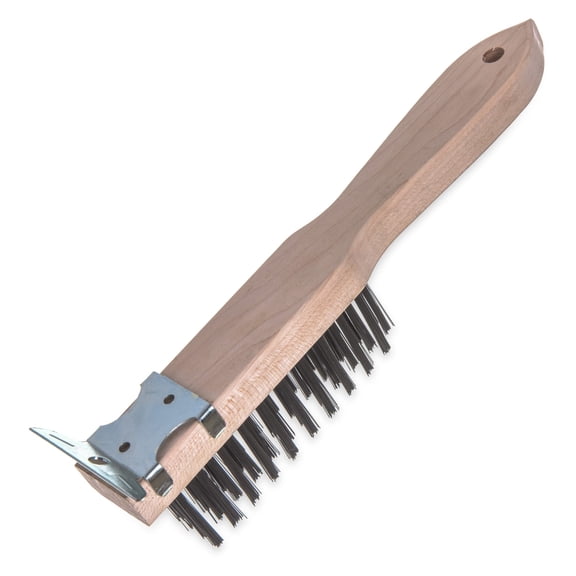 Carlisle 4577900 13-3/4 Steel Wire Brush with Scraper"
