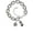 B, variant on Pair of Dice -S- Pebble Initial Diana Bracelet