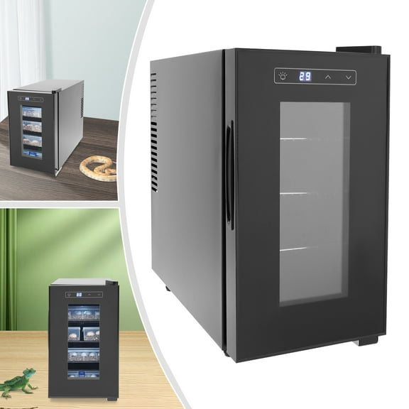 Cabinet Incubators for Hatching Eggs, 23L Scientific Lab Incubator Reptile Egg Incubator for Hatching Chicks, Reptile Incubator Cooling and Heating 10-40°C Temperature Control for Turtle Lizard Snake