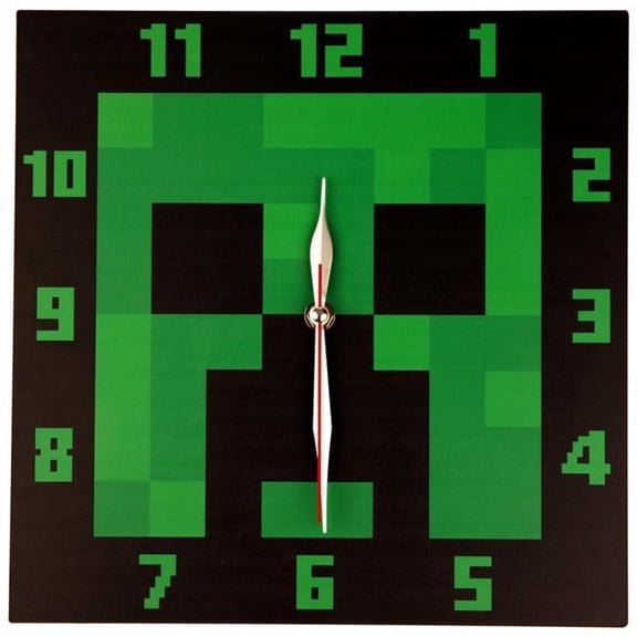 Creeper Character Face Wall Clock