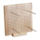 thumbnail image 5 of Tablero de bloqueo de ganchillo, tablero perforado para pasadores de varilla de ganchillo, soporte incluido, tablero de ganchillo de madera para, 5 of 9