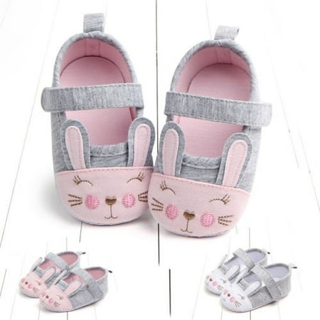 Cute newborn baby girl rabbit soft-soled sports shoes | Walmart Canada