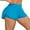 Sky Blue, variant on Charmo High Waisted Sport Swim Shorts for Womens Side Slits Boardshorts with Pockets 2 in 1 Swimsuit Bottoms UPF 50+,S-3XL