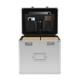thumbnail image 4 of Miumaeov Silver Locking File Box 14" L*10" W*13" H Documents Storage Box for Filing Letters with Combination Lock Multiple Slots Large Size, 4 of 12