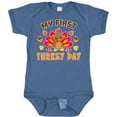 thumbnail image 3 of Inktastic My First Turkey Day with Turkey and Leaves Boys or Girls Baby Bodysuit, 3 of 5
