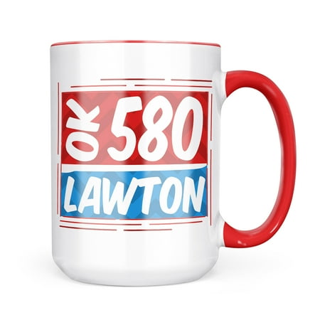 

Neonblond 580 Lawton OK red/blue Mug gift for Coffee Tea lovers