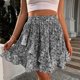 thumbnail image 2 of Gibobby faldas de lentejuelas para mujer de verano para mujer, minifalda con estampado floral, falda de playa(Gris, XXL), 2 of 5