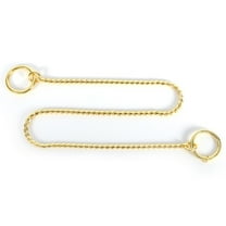 copper metal dog training collar, snake chain twisted necklace pet dog show training Choker collar, dog choke chain in a variety of colors